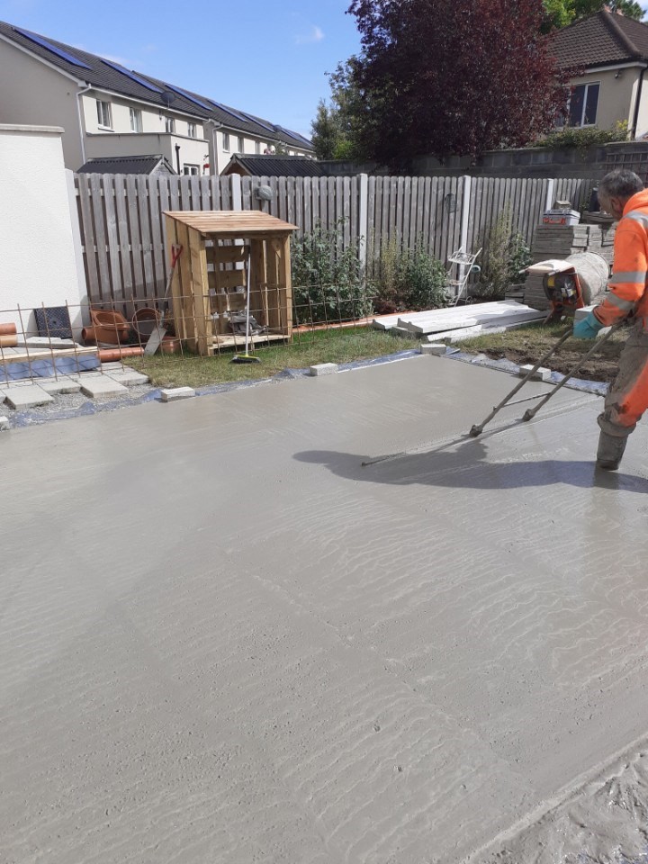 screed pour